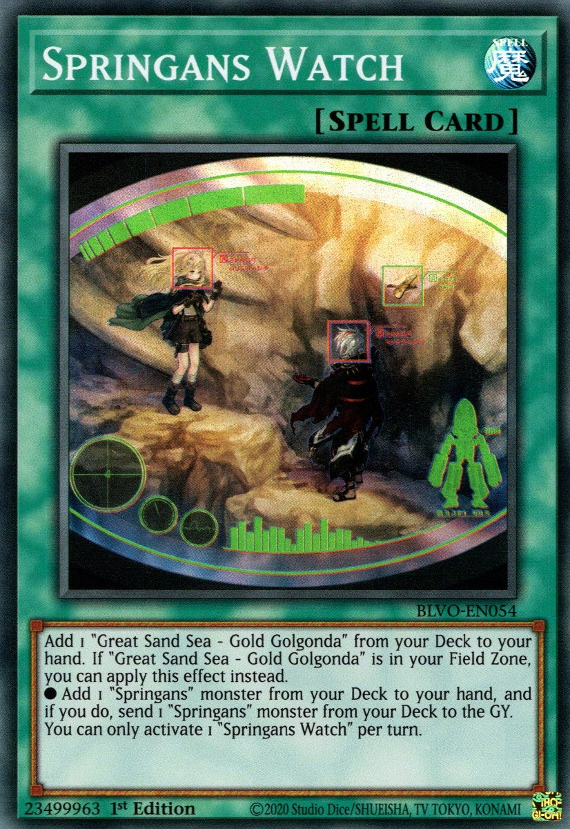 Image for Springans Watch (Blazing Vortex) (BLVO-EN054) - YuGiOh