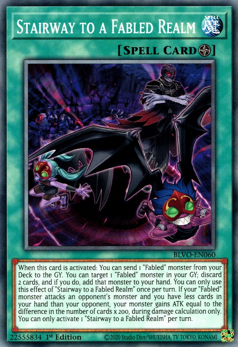Image for Stairway to a Fabled Realm (Blazing Vortex) (BLVO-EN060) - YuGiOh