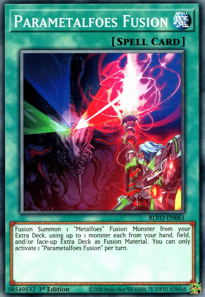 Image for Parametalfoes Fusion (Blazing Vortex) (BLVO-EN061) - YuGiOh
