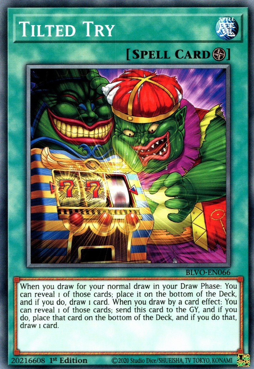Image for Tilted Try (Blazing Vortex) (BLVO-EN066) - YuGiOh