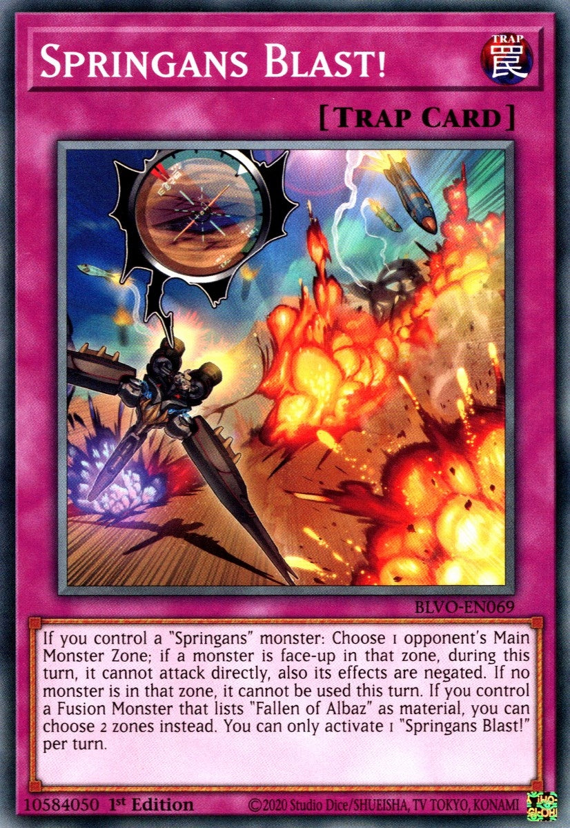 Image for Springans Blast! (Blazing Vortex) (BLVO-EN069) - YuGiOh
