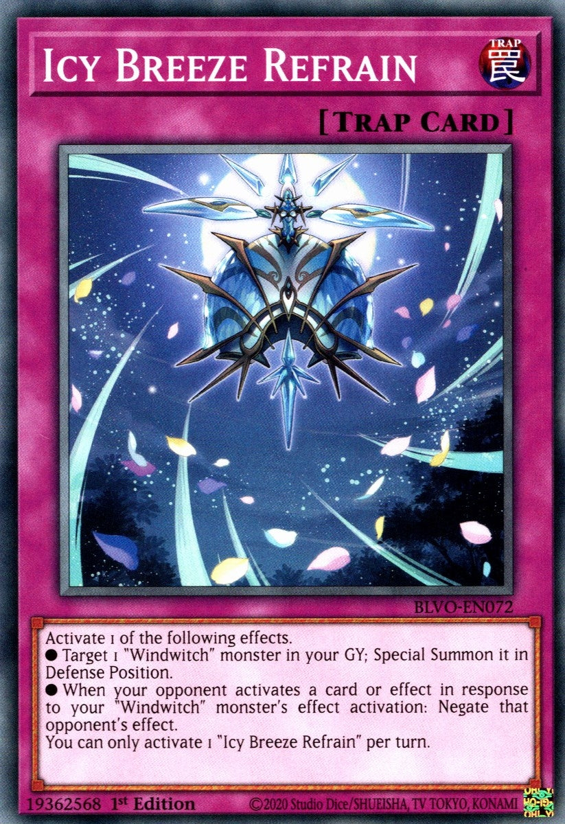 Image for Icy Breeze Refrain (Blazing Vortex) (BLVO-EN072) - YuGiOh