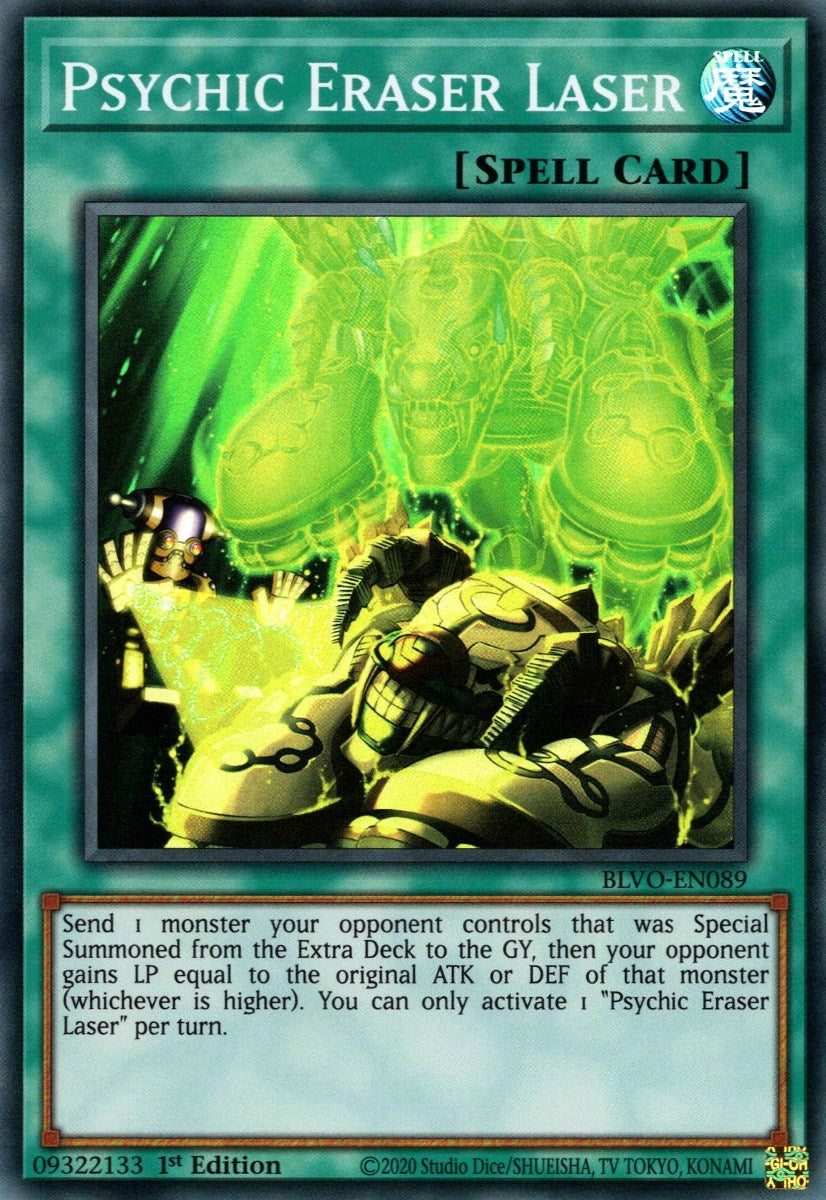 Image for Psychic Eraser Laser (Blazing Vortex) (BLVO-EN089) - YuGiOh