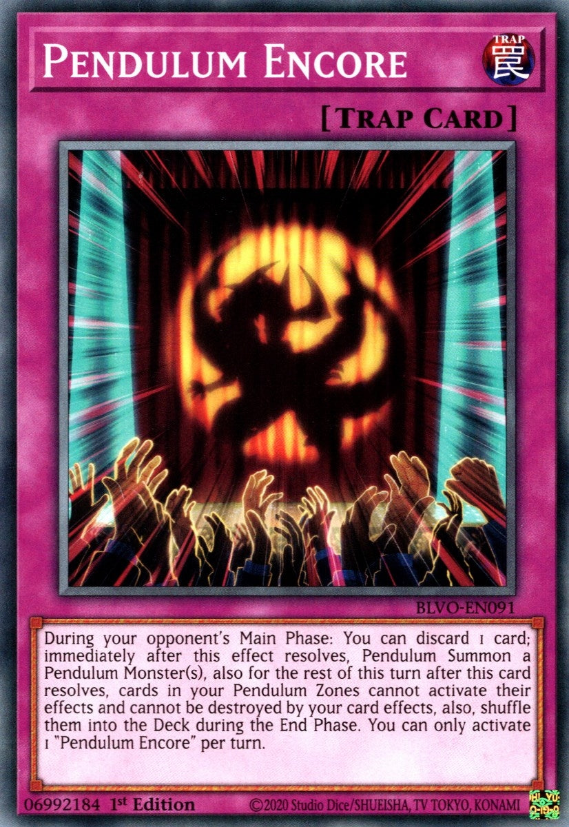 Image for Pendulum Encore (Blazing Vortex) (BLVO-EN091) - YuGiOh