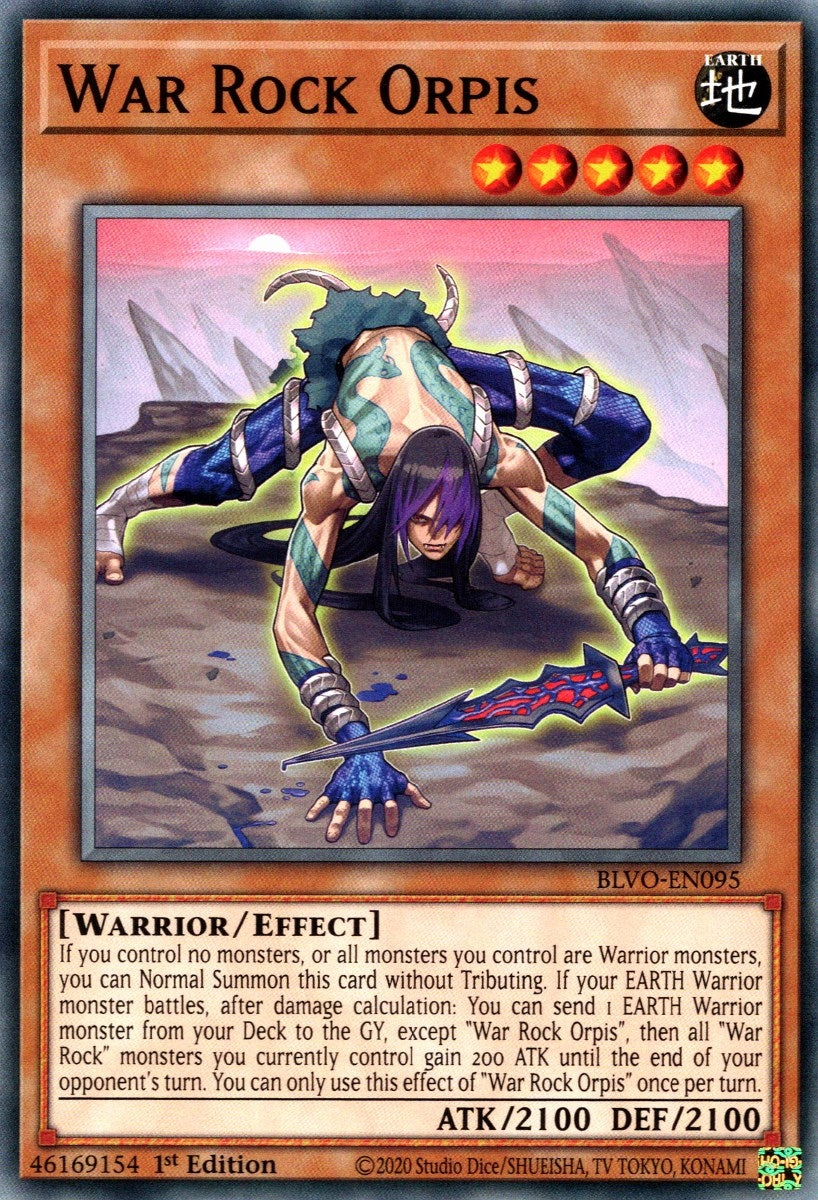 Image for War Rock Orpis (Blazing Vortex) (BLVO-EN095) - YuGiOh