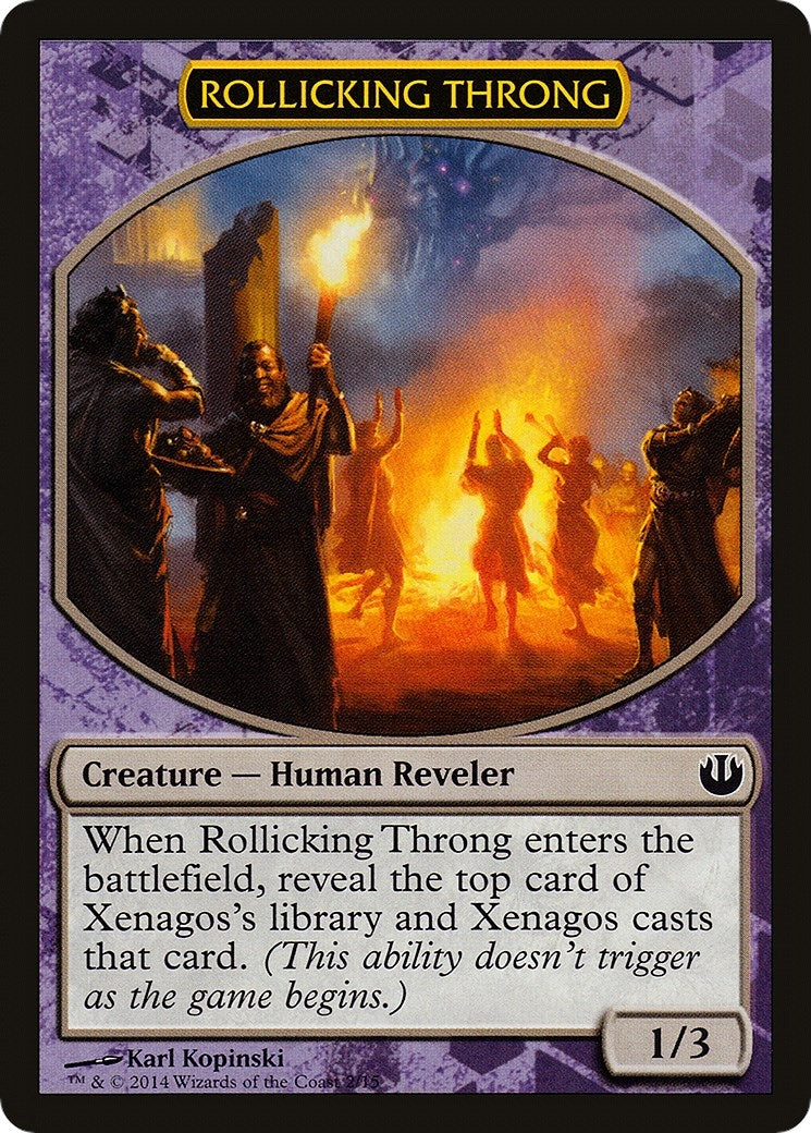 Image for Rollicking Throng (Hero's Path Promos) (2) - Magic: The Gathering