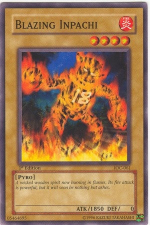 Image for Blazing Inpachi (Invasion of Chaos) (IOC-061) - YuGiOh