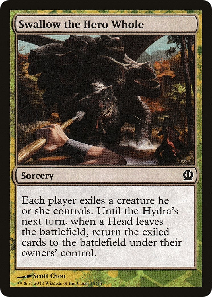 Image for Swallow the Hero Whole (Hero's Path Promos) (13) - Magic: The Gathering