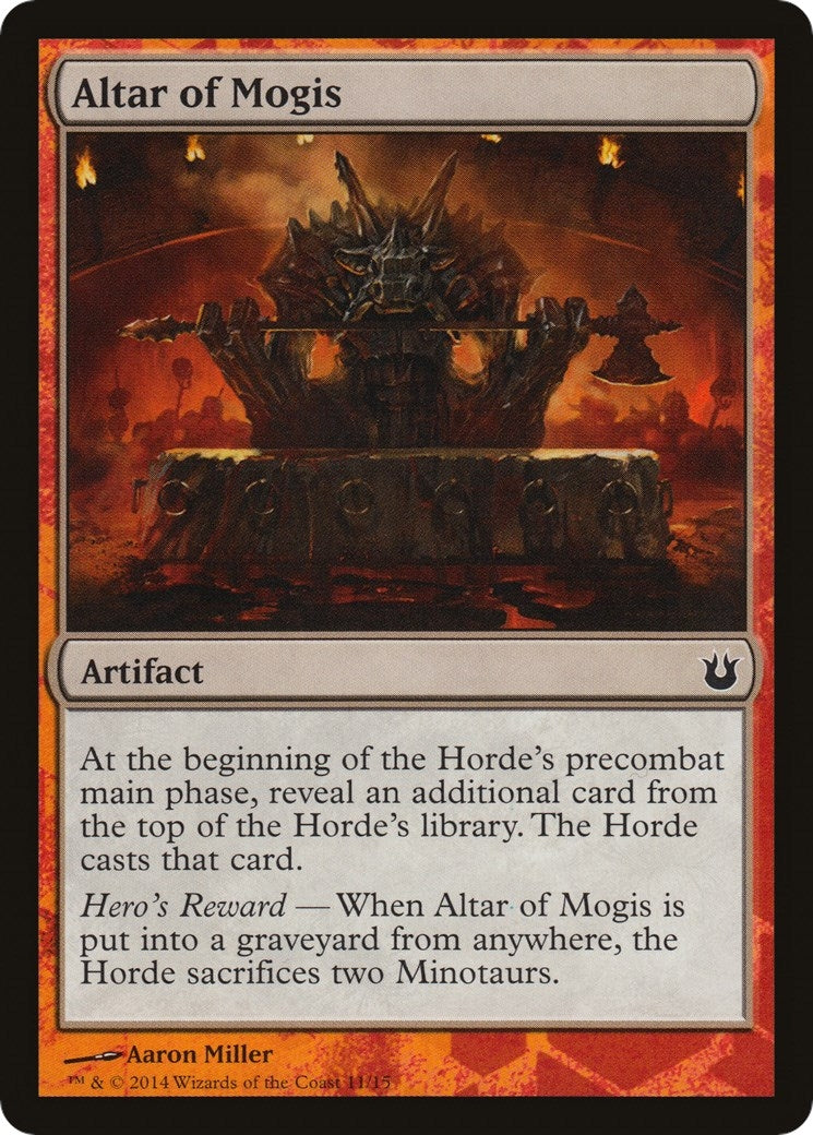 Image for Altar of Mogis (Hero's Path Promos) (11) - Magic: The Gathering