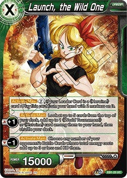 Image for Launch, the Wild One (Battle Evolution Booster) (EB1-25) - Dragon Ball Super: Masters