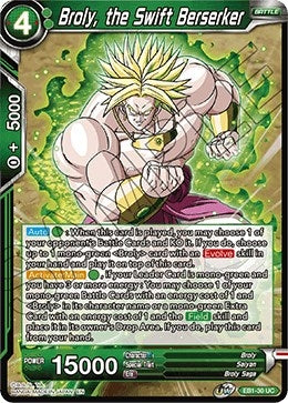 Image for Broly, the Swift Berserker (Battle Evolution Booster) (EB1-30) - Dragon Ball Super: Masters
