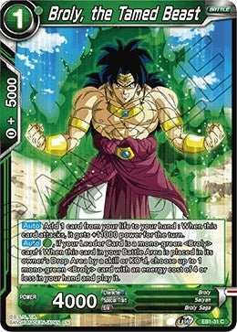 Image for Broly, the Tamed Beast (Battle Evolution Booster) (EB1-31) - Dragon Ball Super: Masters