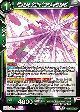 Image for Ribrianne, Pretty Cannon Unleashed (Battle Evolution Booster) (EB1-33) - Dragon Ball Super: Masters