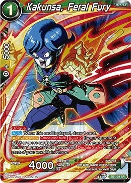 Image for Kakunsa, Feral Fury (Battle Evolution Booster) (EB1-34) - Dragon Ball Super: Masters