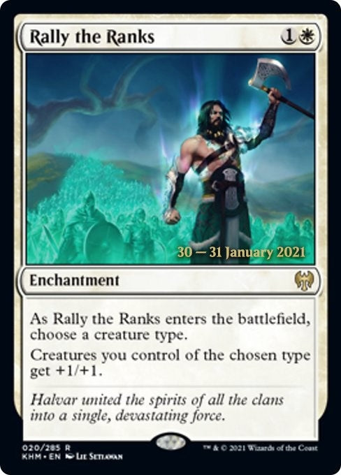 Image for Rally the Ranks (Prerelease Cards) (20) - Magic: The Gathering