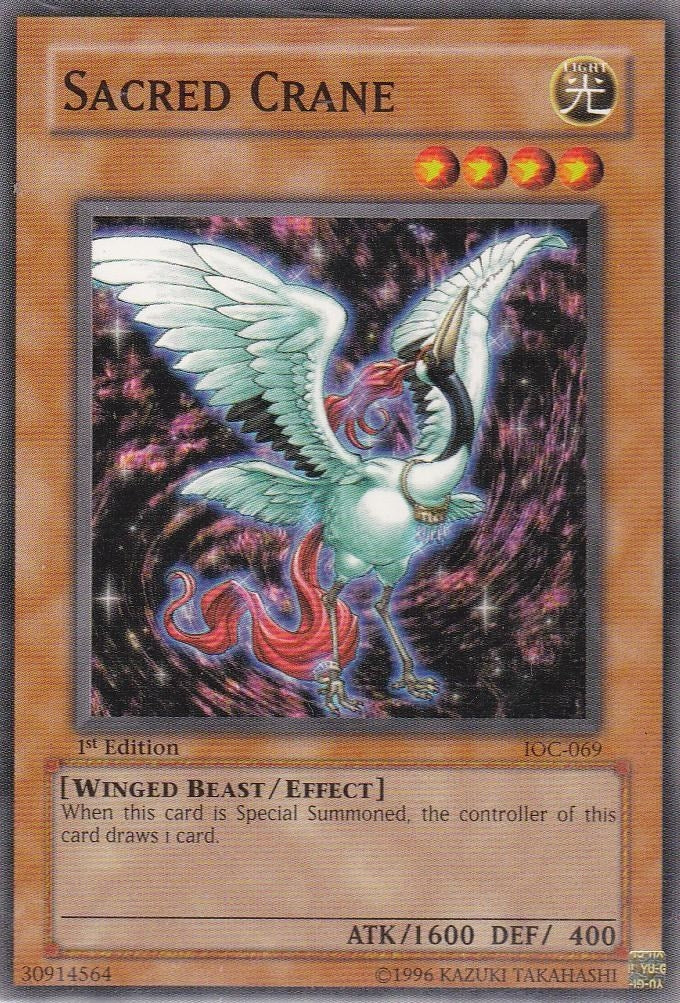 Image for Sacred Crane (Invasion of Chaos) (IOC-069) - YuGiOh