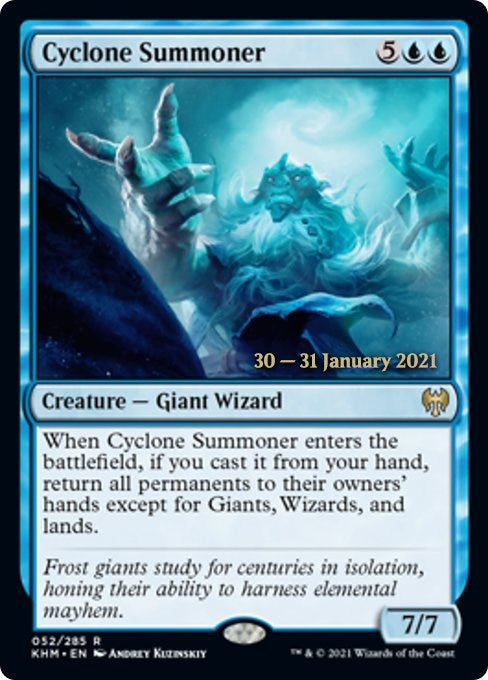 Image for Cyclone Summoner (Prerelease Cards) (52) - Magic: The Gathering