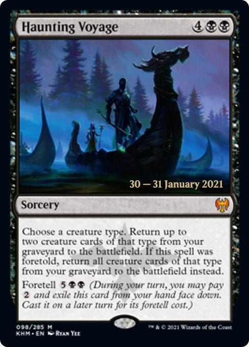 Image for Haunting Voyage (Prerelease Cards) (98) - Magic: The Gathering