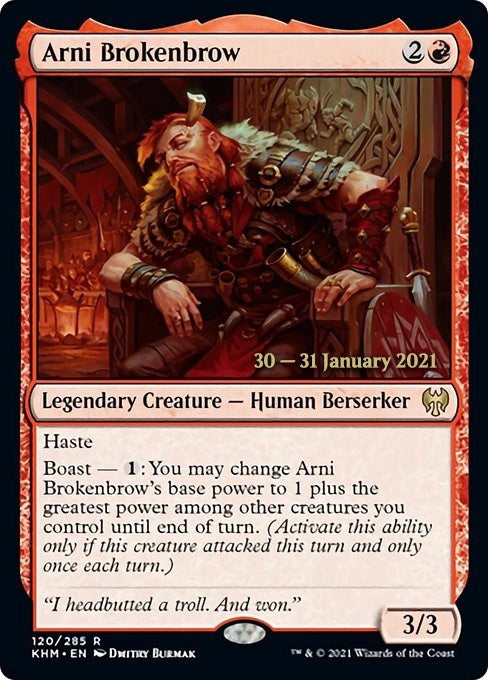 Image for Arni Brokenbrow (Prerelease Cards) (120) - Magic: The Gathering