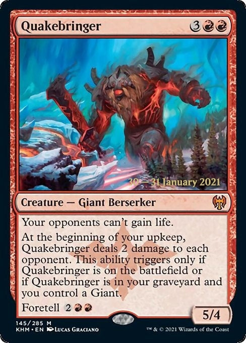 Image for Quakebringer (Prerelease Cards) (145) - Magic: The Gathering