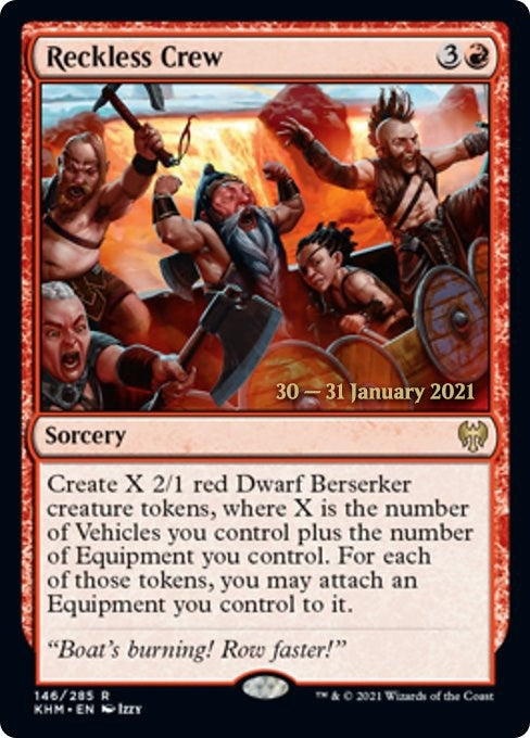 Image for Reckless Crew (Prerelease Cards) (146) - Magic: The Gathering