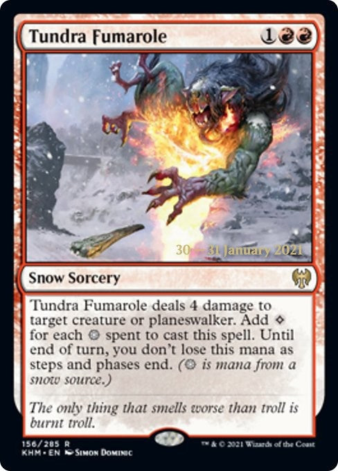 Image for Tundra Fumarole (Prerelease Cards) (156) - Magic: The Gathering