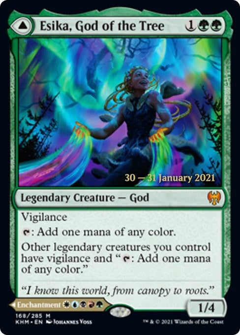 Image for Esika, God of the Tree (Prerelease Cards) (168) - Magic: The Gathering