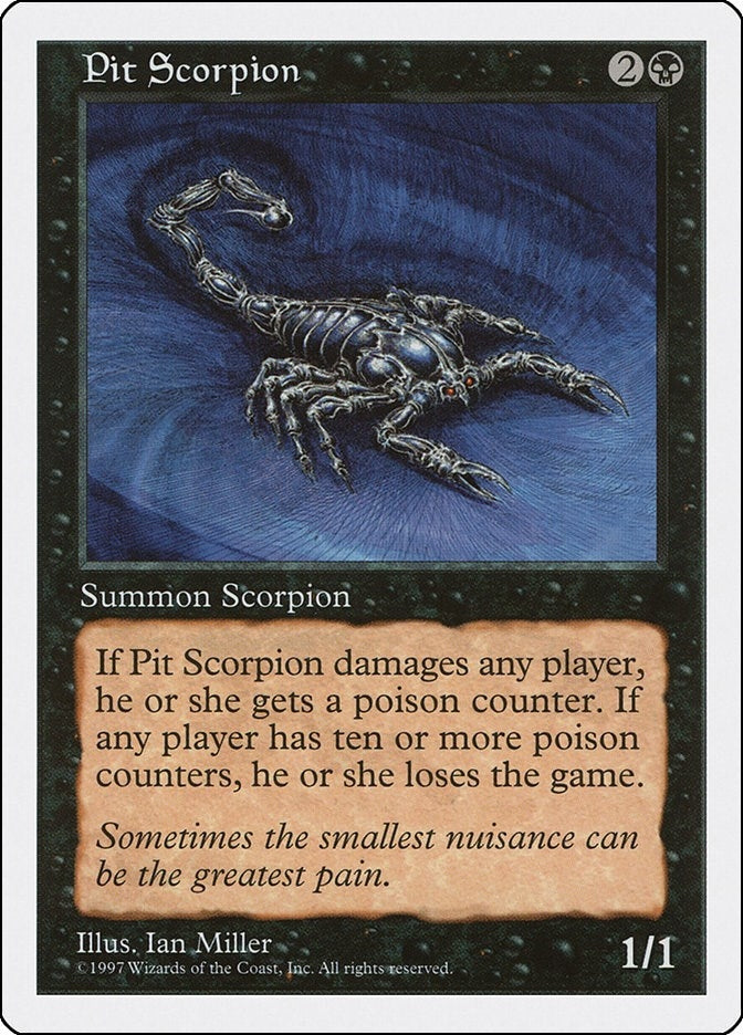 Image for Pit Scorpion (Fifth Edition) - Magic: The Gathering