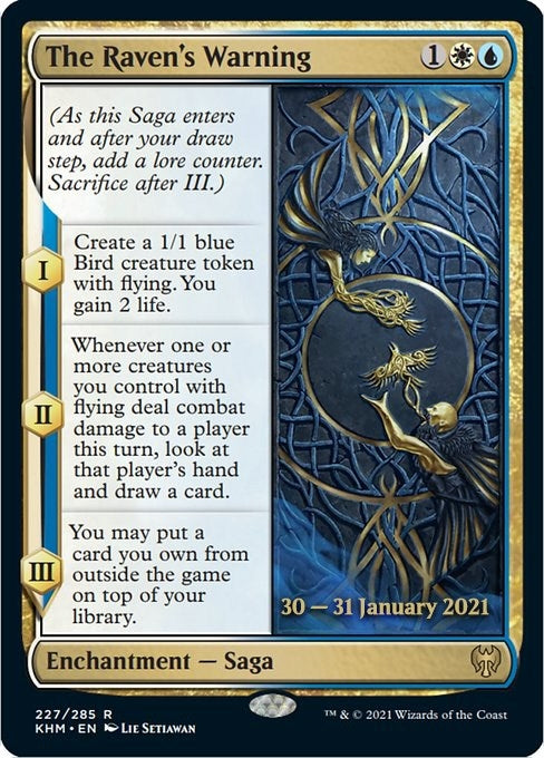 Image for The Raven's Warning (Prerelease Cards) (227) - Magic: The Gathering