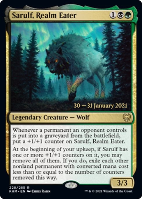 Image for Sarulf, Realm Eater (Prerelease Cards) (228) - Magic: The Gathering