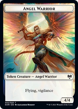Image for Angel Warrior Token (Kaldheim) (2) - Magic: The Gathering