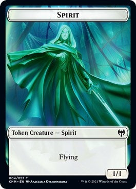 Image for Spirit Token (Kaldheim) (4) - Magic: The Gathering