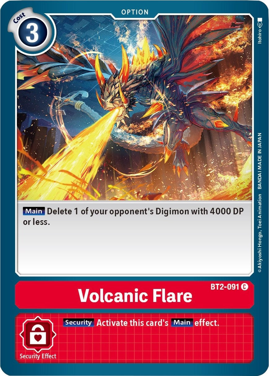 Image for Volcanic Flare (BT01-03B) (BT2-091 C) - Digimon Card Game
