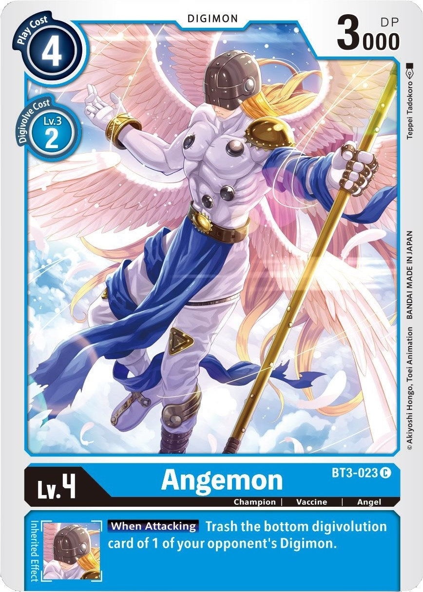 Image for Angemon - BT3-023 (BT01-03B) (BT3-023 C) - Digimon Card Game