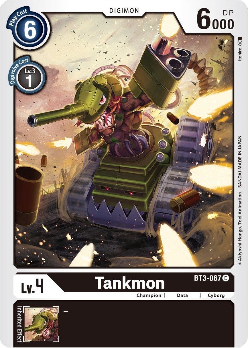 Image for Tankmon (BT01-03B) (BT3-067 C) - Digimon Card Game