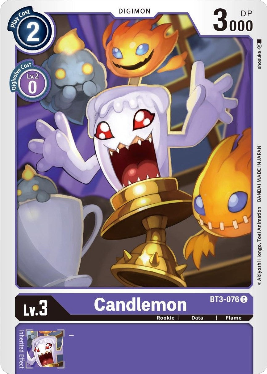 Image for Candlemon (BT01-03B) (BT3-076 C) - Digimon Card Game