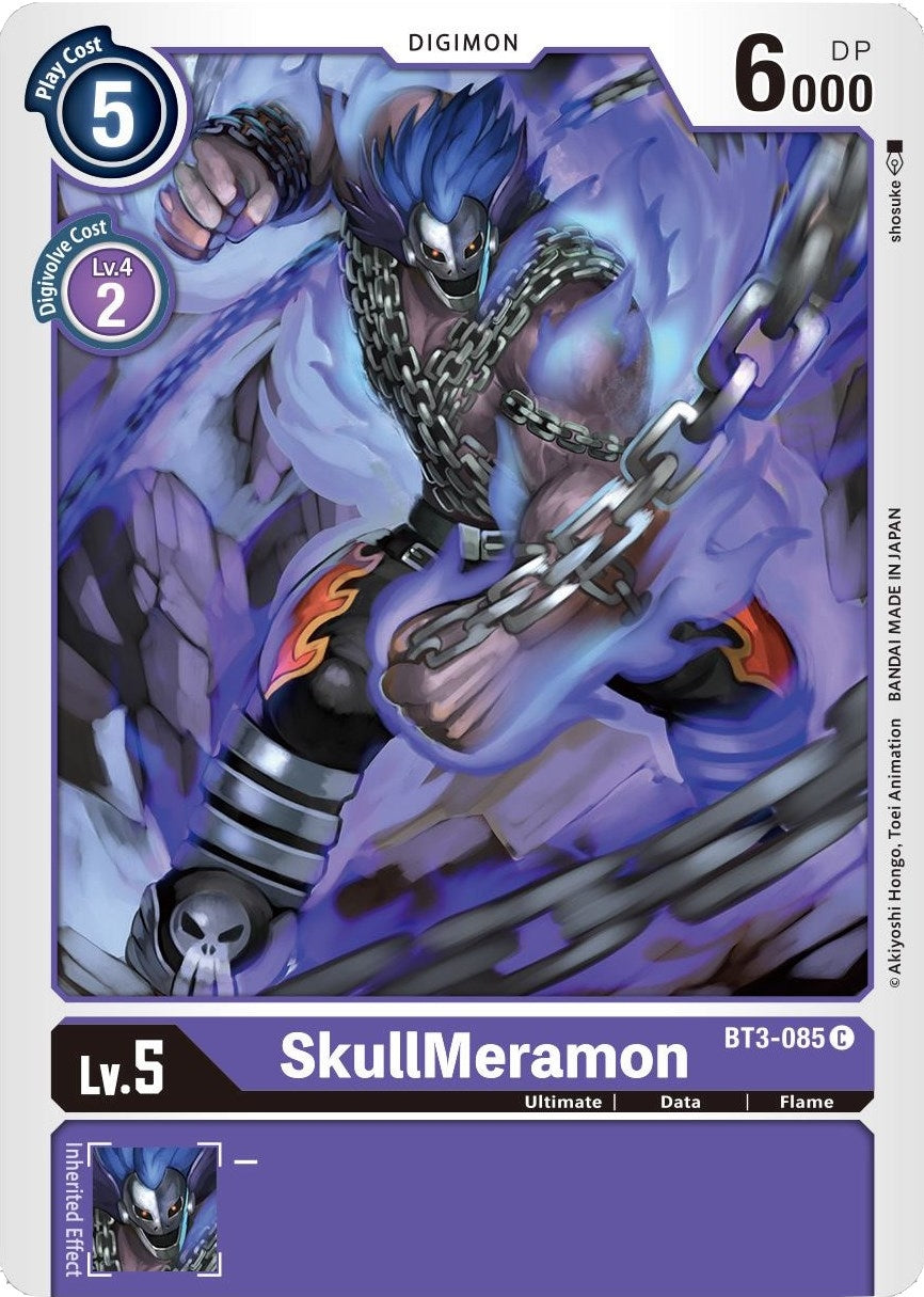 Image for SkullMeramon (BT01-03B) (BT3-085 C) - Digimon Card Game