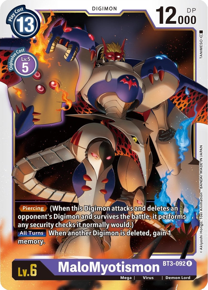 Image for MaloMyotismon (BT01-03B) (BT3-092 R) - Digimon Card Game