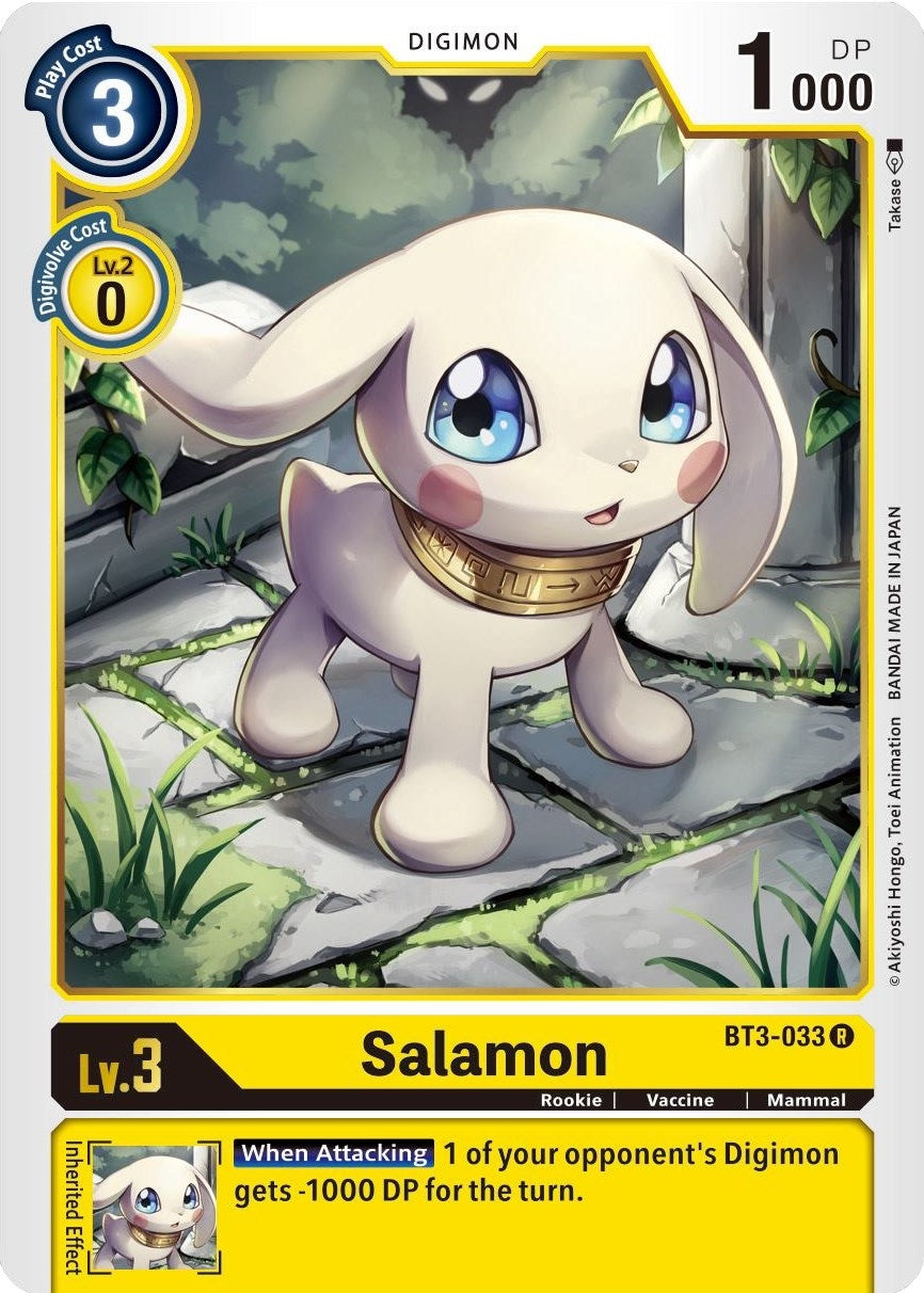 Image for Salamon - BT3-033 (BT01-03B) (BT3-033 R) - Digimon Card Game
