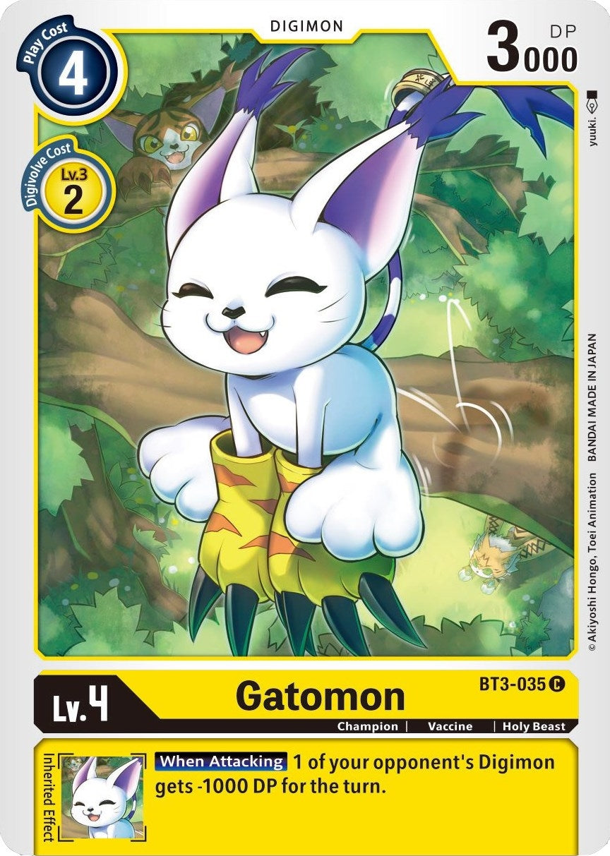 Image for Gatomon - BT3-035 (BT01-03B) (BT3-035 C) - Digimon Card Game