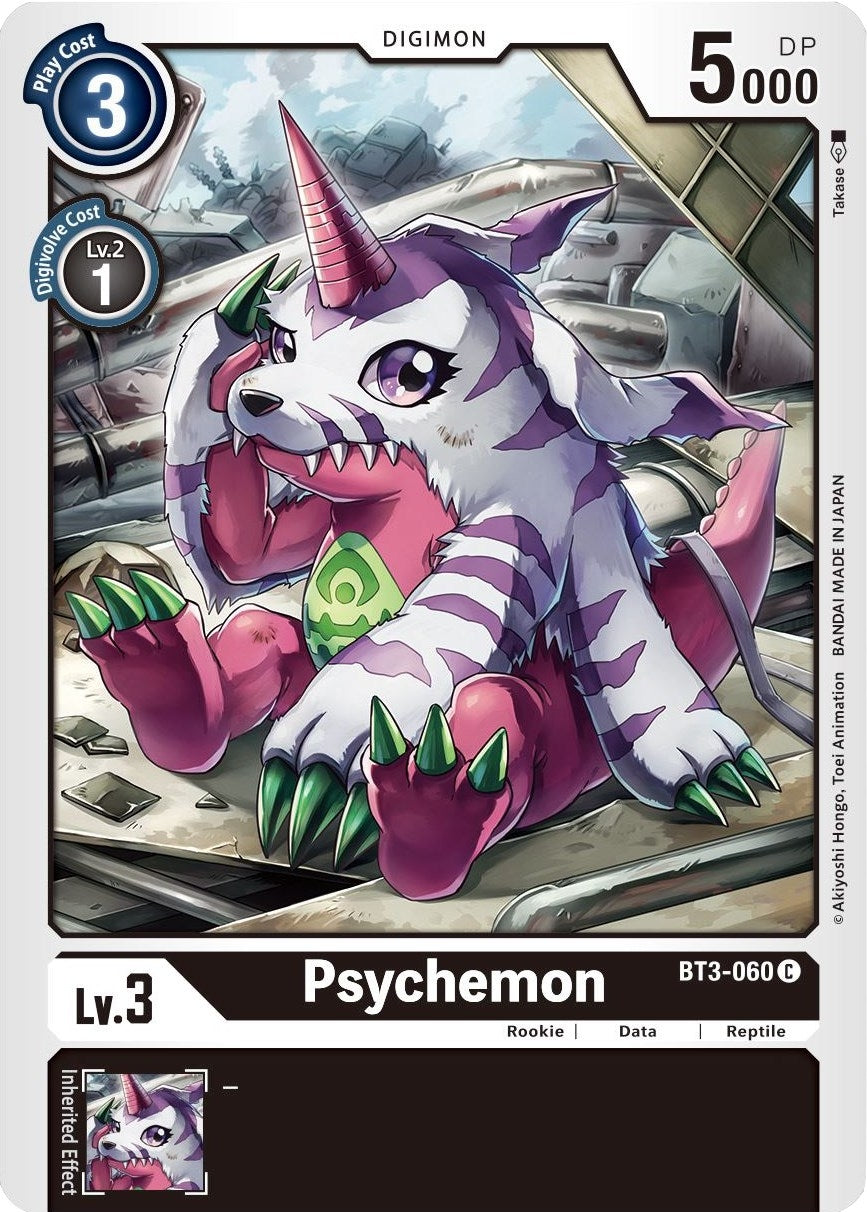 Image for Psychemon (BT01-03B) (BT3-060 C) - Digimon Card Game