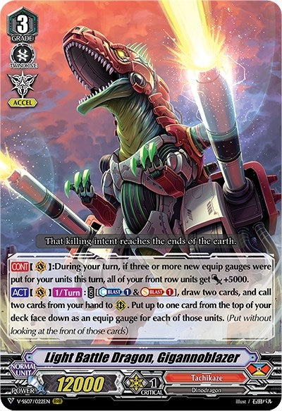 Image for Light Battle Dragon, Gigannoblazer (V-SS07: Clan Selection Plus Vol.1) (V-SS07/022EN) - Cardfight Vanguard