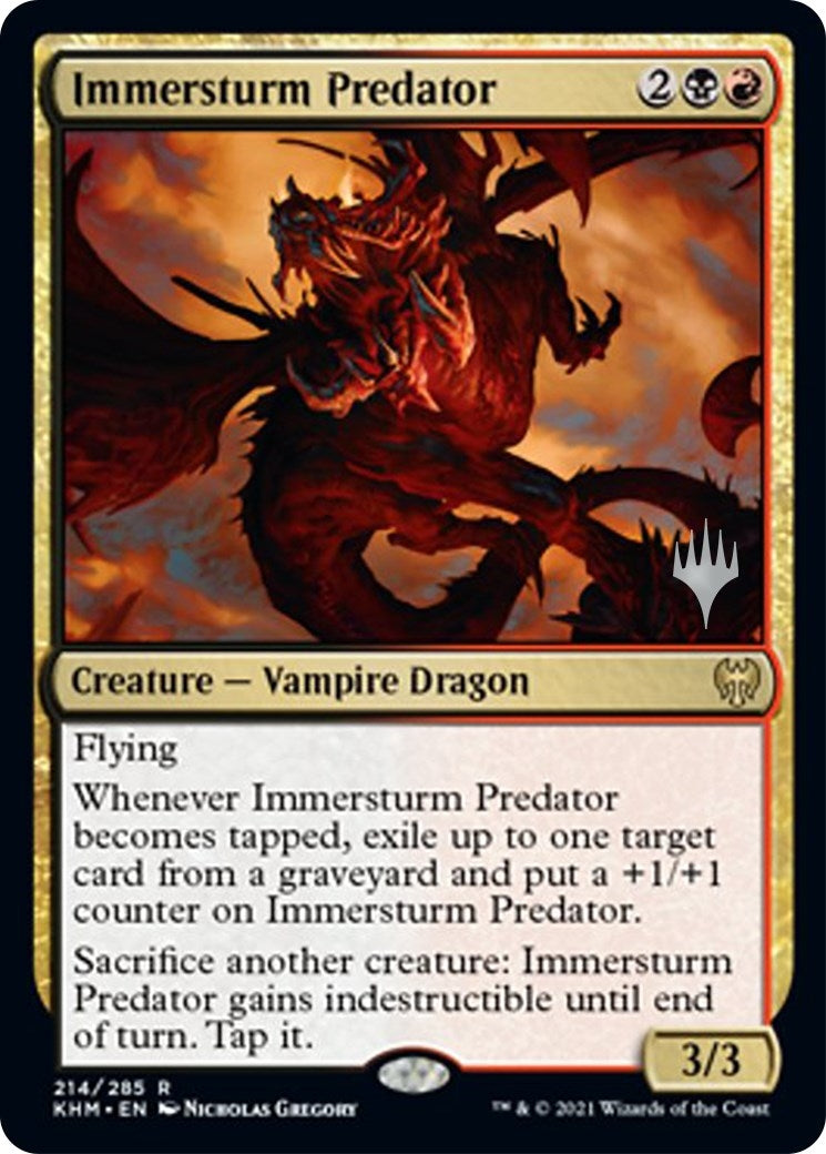 Image for Immersturm Predator (Promo Pack: Kaldheim) (214) - Magic: The Gathering