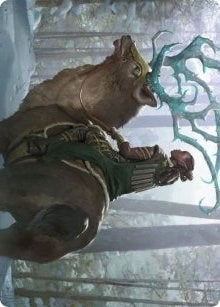 Image for Boreal Outrider Art Card (Art Series: Kaldheim) (42) - Magic: The Gathering