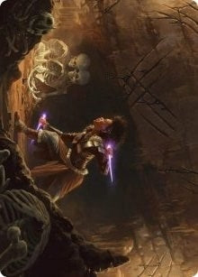 Image for Dogged Pursuit Art Card (Art Series: Kaldheim) (21) - Magic: The Gathering