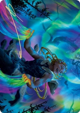 Image for Esika, God of the Tree Art Card (Gold-Stamped Signature) (Art Series: Kaldheim) (43) - Magic: The Gathering