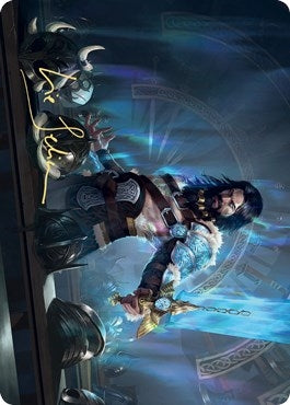 Image for Halvar, God of Battle Art Card (Gold-Stamped Signature) (Art Series: Kaldheim) (2) - Magic: The Gathering