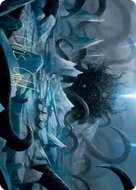 Image for Icebreaker Kraken Art Card (Gold-Stamped Signature) (Art Series: Kaldheim) (15) - Magic: The Gathering