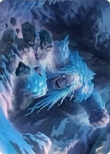 Image for Icehide Troll Art Card (Art Series: Kaldheim) (46) - Magic: The Gathering