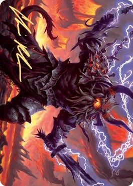 Image for Kardur, Doomscourge Art Card (Gold-Stamped Signature) (Art Series: Kaldheim) (57) - Magic: The Gathering
